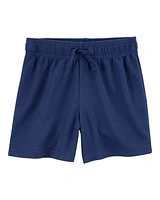 Toddler Boy Active Mesh Shorts - Navy