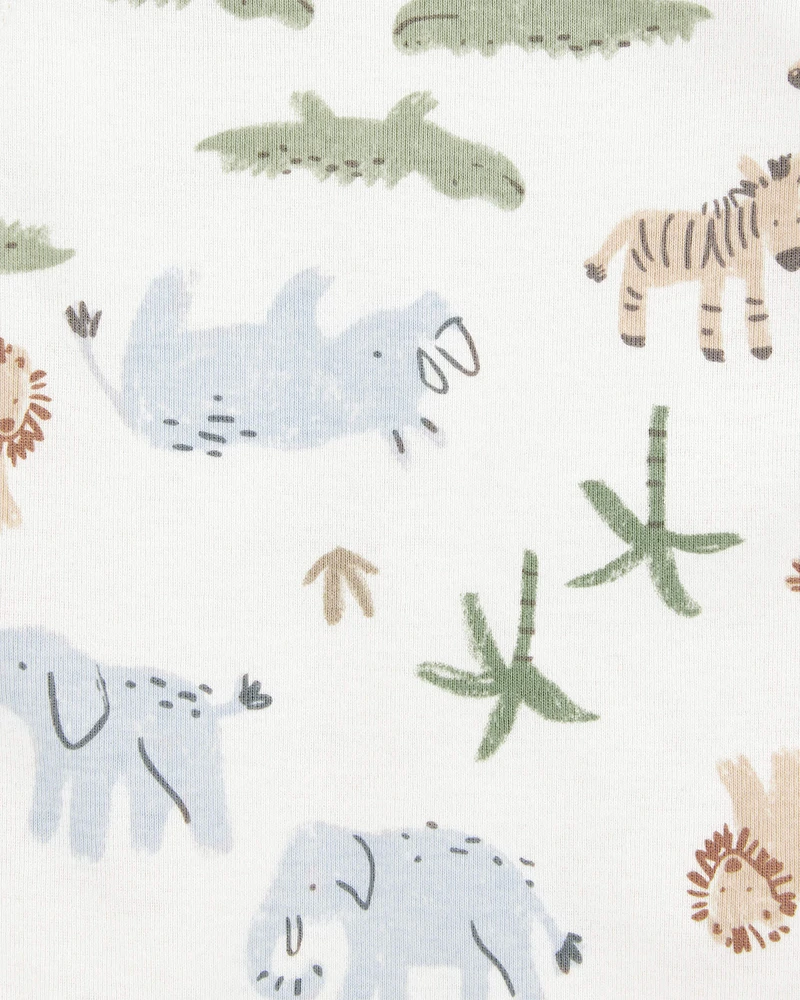 Baby 5-Pack Animals Sleeveless Bodysuits