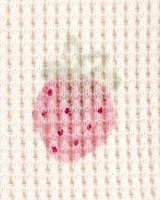 Baby Strawberry-Print Waffle Knit Top - Ivory