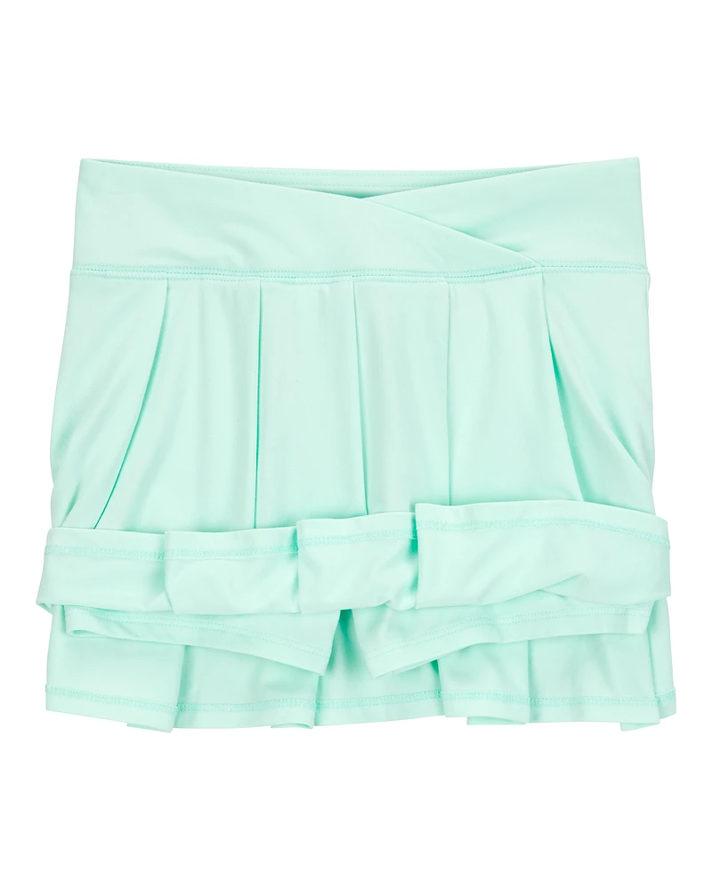 Girls Active Match Skort - Turquoise
