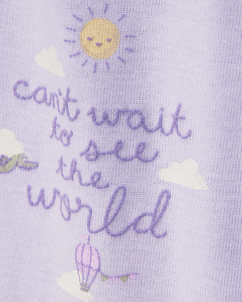 Baby Girl 3-Piece Ice Cream Print Little Cardigan Set