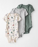 Baby 3-Pack Organic Cotton Bodysuits