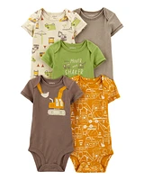 Baby 5-Pack Short-Sleeve Bodysuits