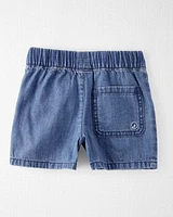 Toddler Organic Cotton Chambray Shorts