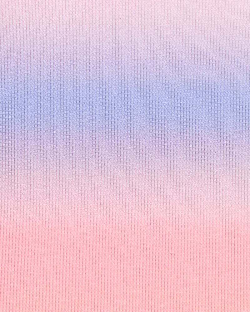 Kid Ribbed Ombre Long-Sleeve Top - Purple/Pink