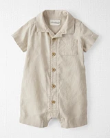 Baby Button-Front Romper