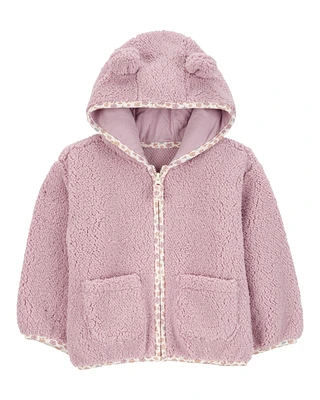 Baby Zip-Up Sherpa Hooded Jacket