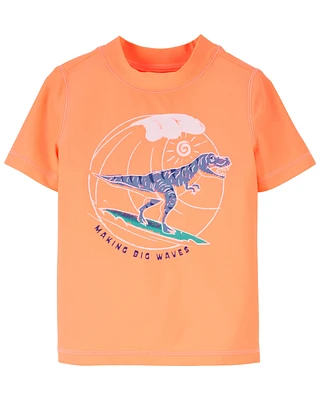 Toddler Dinosaur Short-Sleeve Rashguard