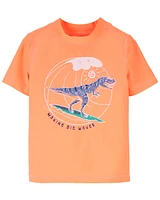 Toddler Dinosaur Short-Sleeve Rashguard