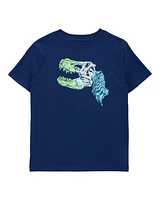 Kid Dinosaur Short-Sleeve Graphic Tee - Navy