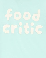 Toddler Food Critic Graphic Tee
