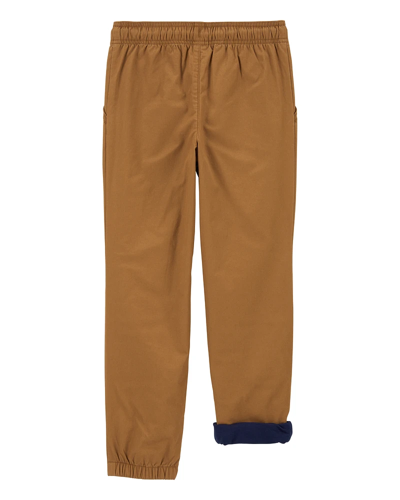 Kid Pull-On Poplin Pants