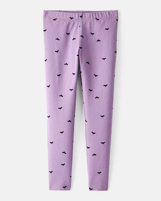 Kid Halloween Bat Leggings