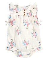 Baby Floral Bubble Romper