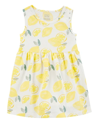 Toddler Lemon Tank Dress