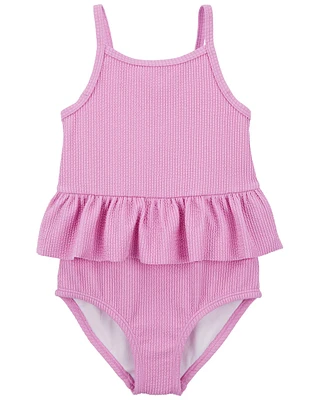 Toddler 1-Piece Ruffle Swimsuit