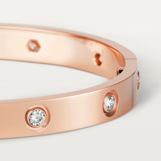 Cartier CRB6040617 - LOVE bracelet, 10 diamonds Pink gold, Cartier