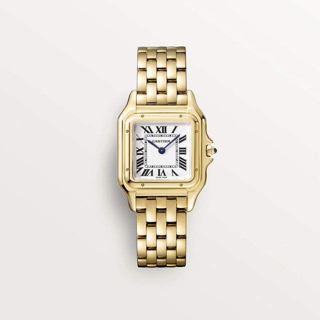 Cartier Panthère De Cartier Watch Small Model, Quartz Movement, Rose Gold,  Diamonds WJPN0008