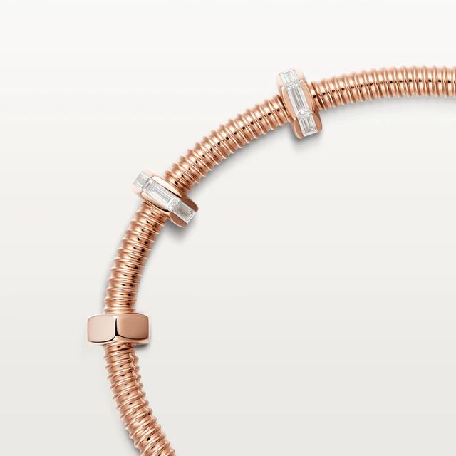 CRB6049817 - Etincelle de Cartier bracelet - Pink gold, diamonds