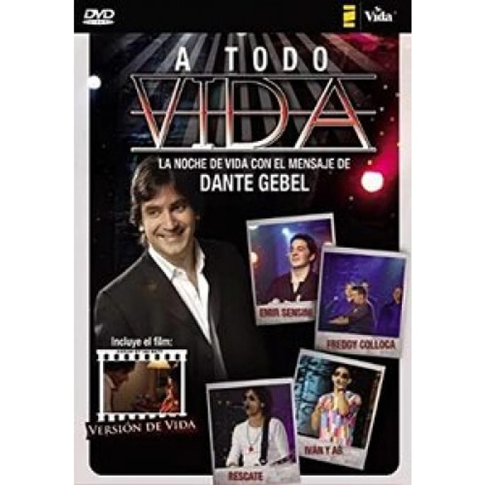 A TODO VIDA DVD