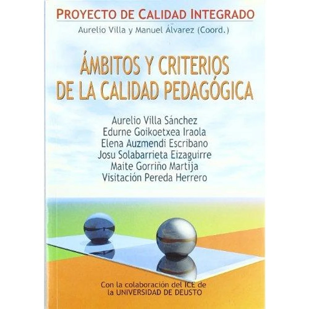 AMBITOS Y CRITERIOS DE LA CALIDAD PEDAGO