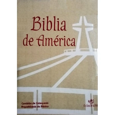 BIBLIA DE AMERICA GRANDE RUSTICA