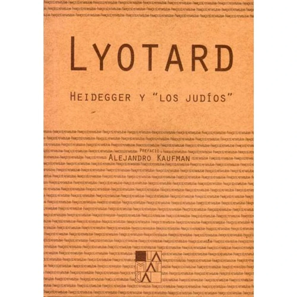 HEIDEGGER Y LOS JUDIOS