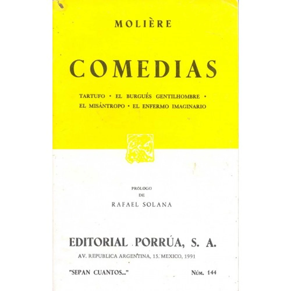 COMEDIAS DE MOLIERE