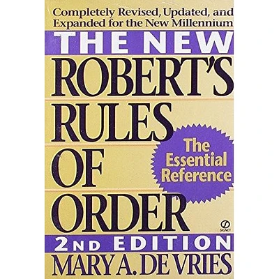 ROBERTS RULES OF ORDER 2E