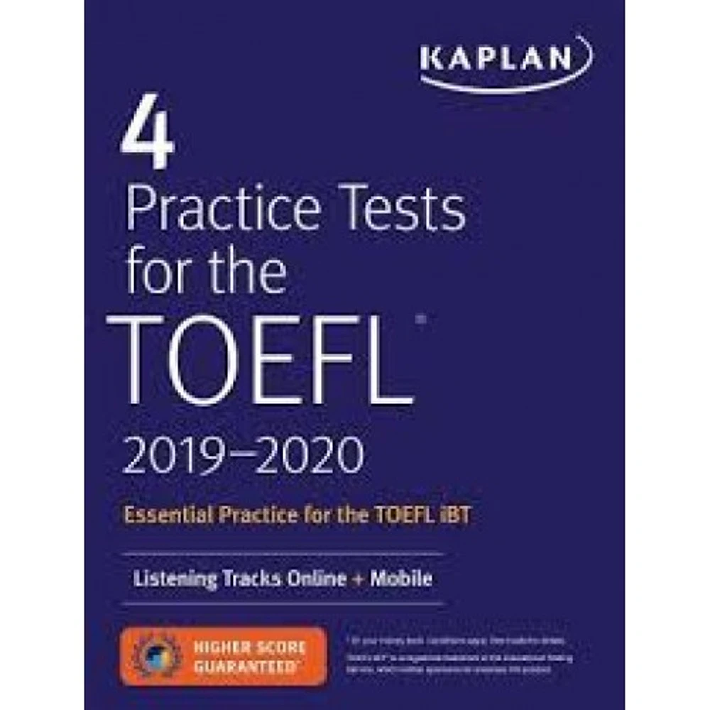 4 PRACTICE TESTS FOR THE TOEFL 2019-202