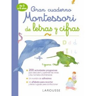 GRAN CUADERNO MONTESSORI DE LETRAS Y CI