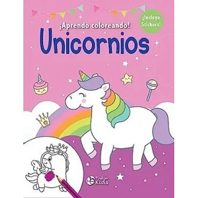 APRENDO COLOREANDO UNICORNIOS