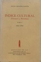 INDICE CULTURAL