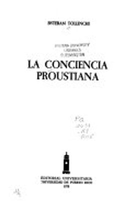 LA CONCIENCIA PROUSTIANA