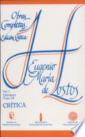 HOSTOS: CRITICA /R