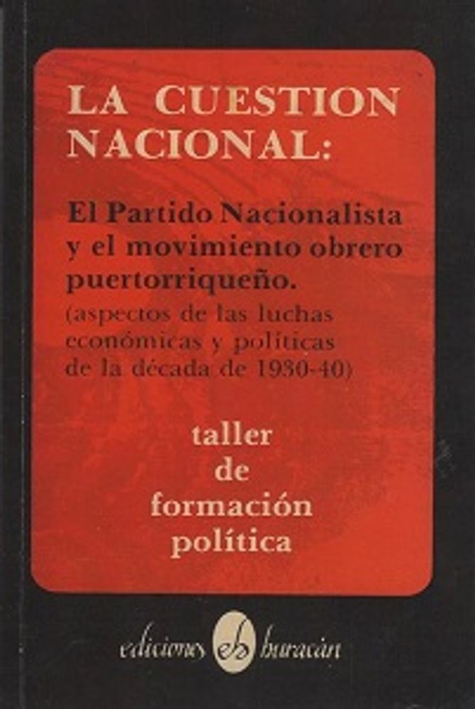 LA CUESTION NACIONAL