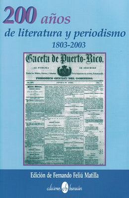 200 AÑOS DE LITERATURA Y PERIODISMO