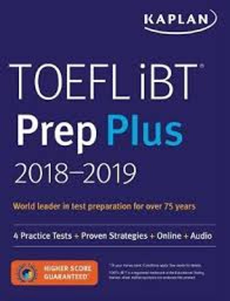 TOEFL IBT PREP PLUS 2018-2019