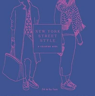 NEW YORK STREET STYLE A COLORING BOOK