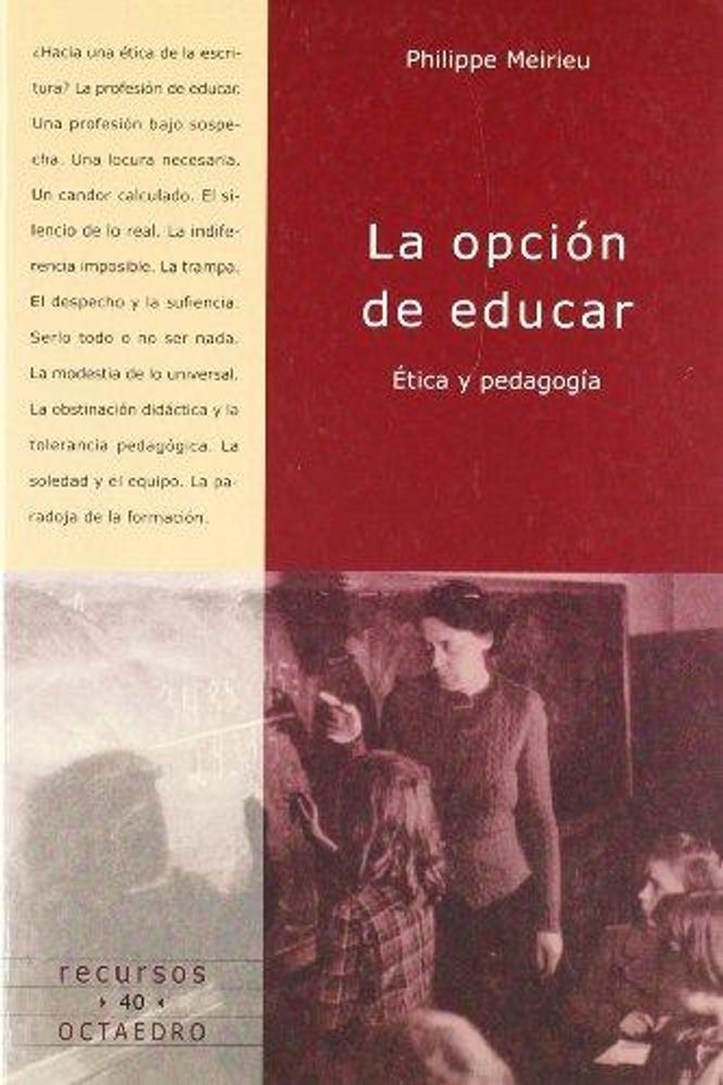 LA OPCION DE EDUCAR