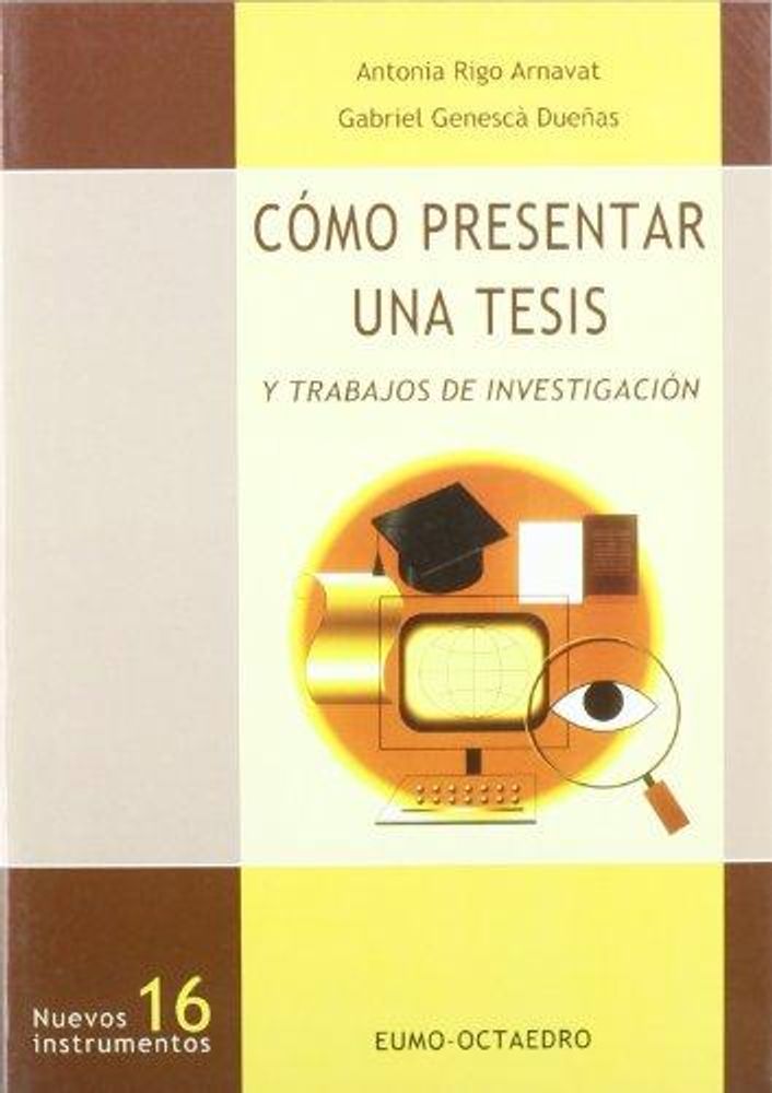 COMO PRESENTAR UNA TESIS Y TRABAJOS DE