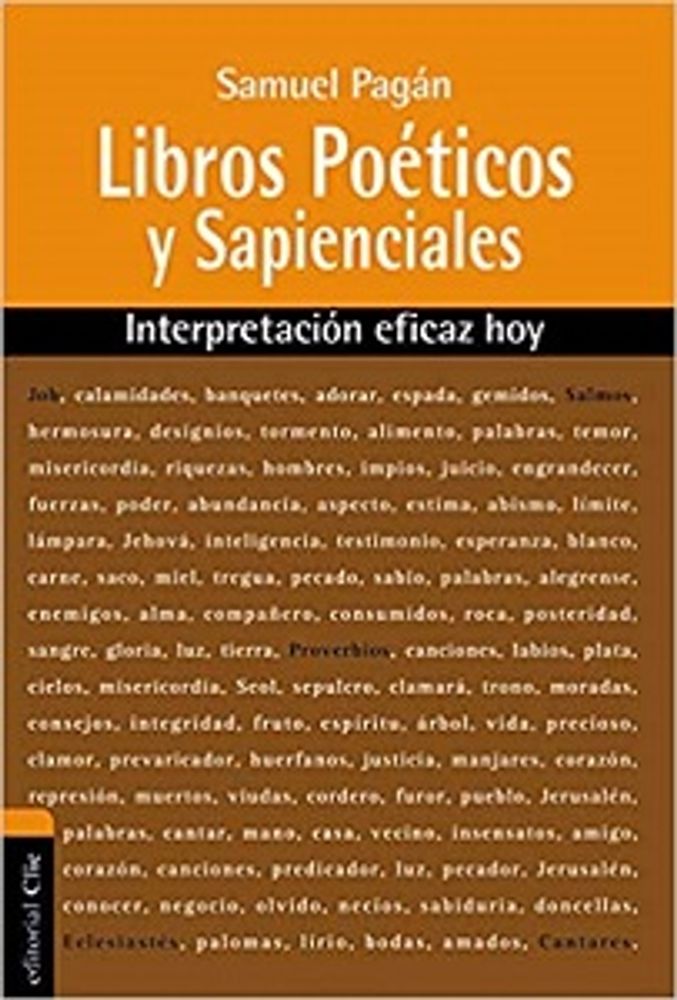 LIBROS POETICOS Y SAPIENCIALES