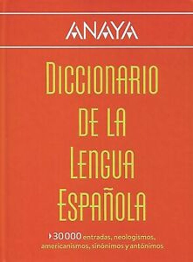 DICCIONARIO ANAYA DE LA LENGUA