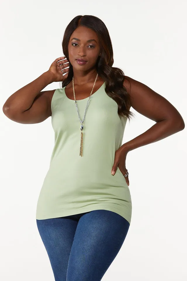 Cato Fashions  Cato Plus Size Seamless Solid Cami