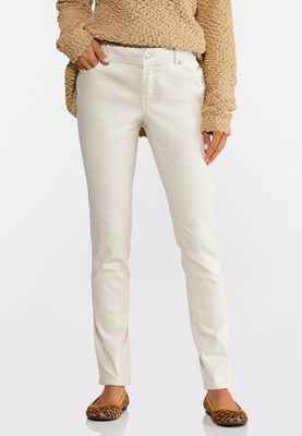 Mid-Rise Colored Skinny Jeans