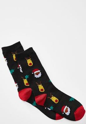 Santa Reindeer Socks
