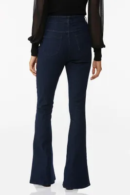 Petite High Rise Flare Jeans