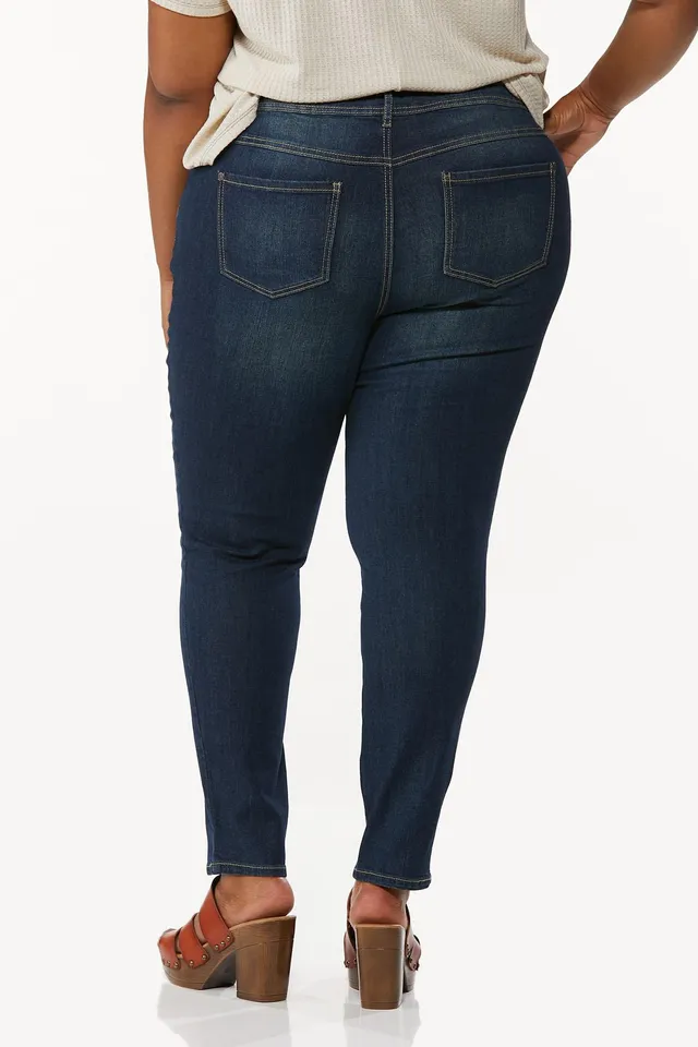 CATO Plus Petite Dark Bootcut Jeans