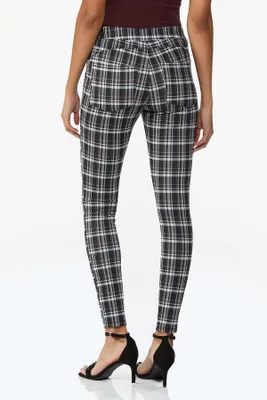 CATO Plaid Ponte Leggings