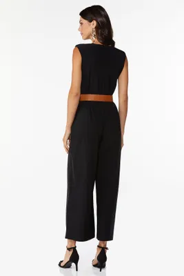 Belted Dressy Jumpsuit